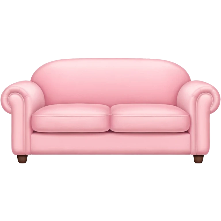 Pink pastel sofa emoji