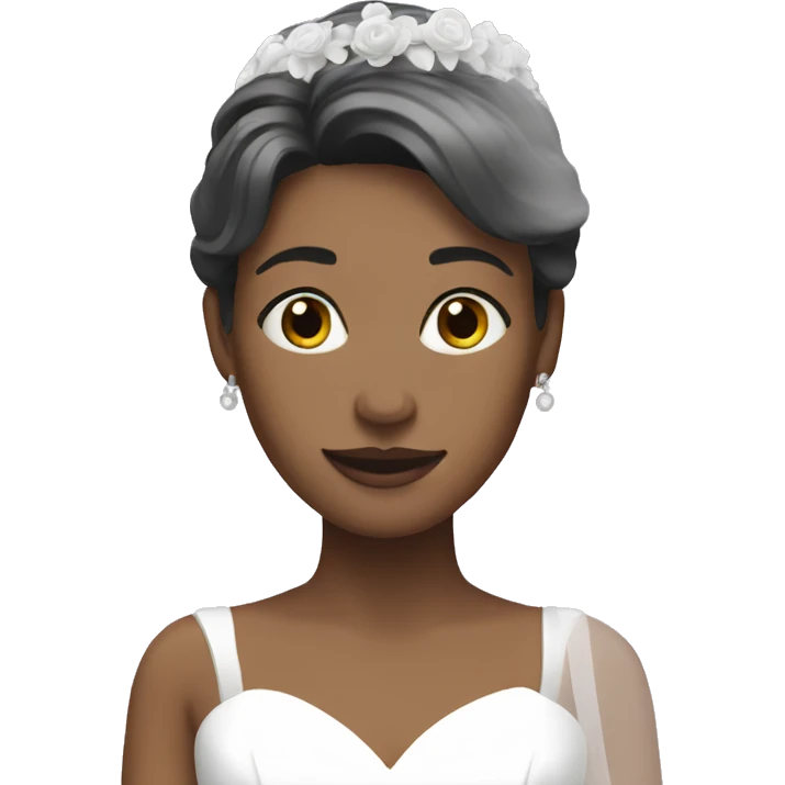 bride in a purple circle emoji