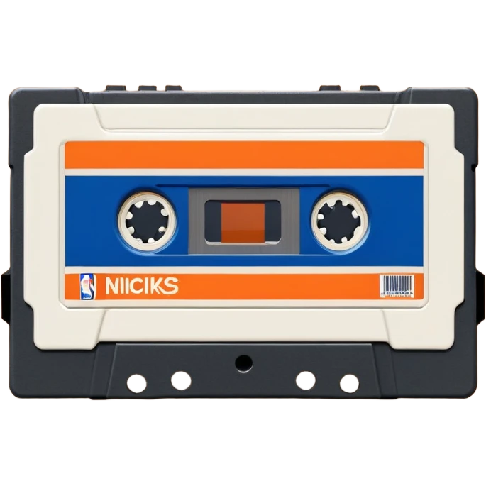 New York Knicks Basketball vhs vcr tape emoji