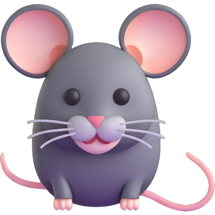 mouse with cat head emoji