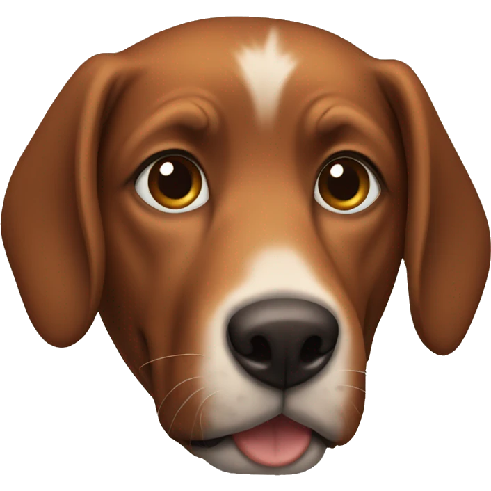 brown dog emoji