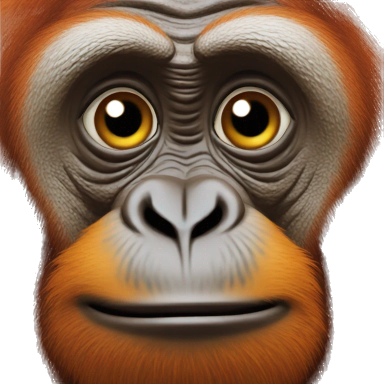 Slim orangutan  emoji