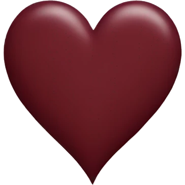 Maroon heart  emoji