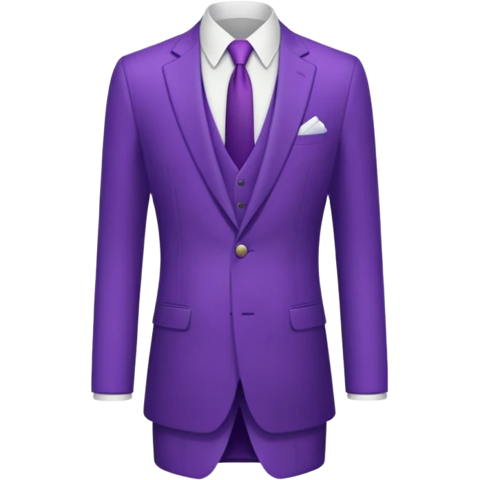purple suit emoji