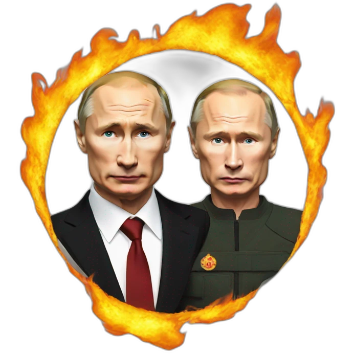 putin and fire emoji