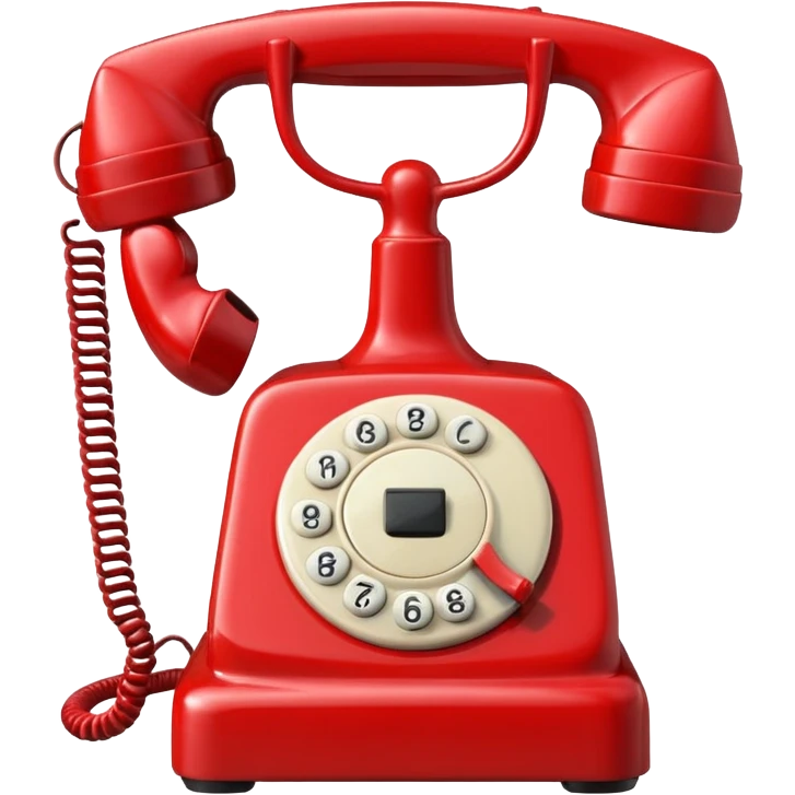telephone red call emoji