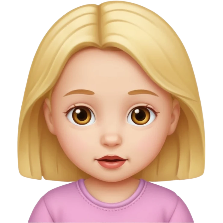 Baby girl emoji