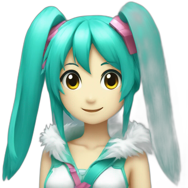 hatsune miku becomes a furry emoji