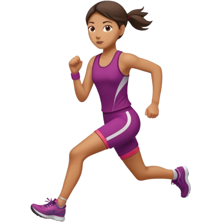 girl running emoji