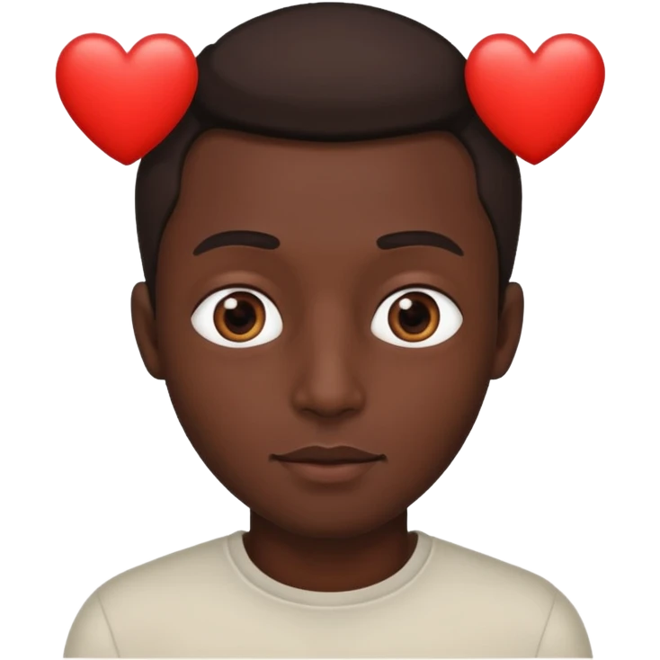 Ninja ojos de corazónes hombre emoji