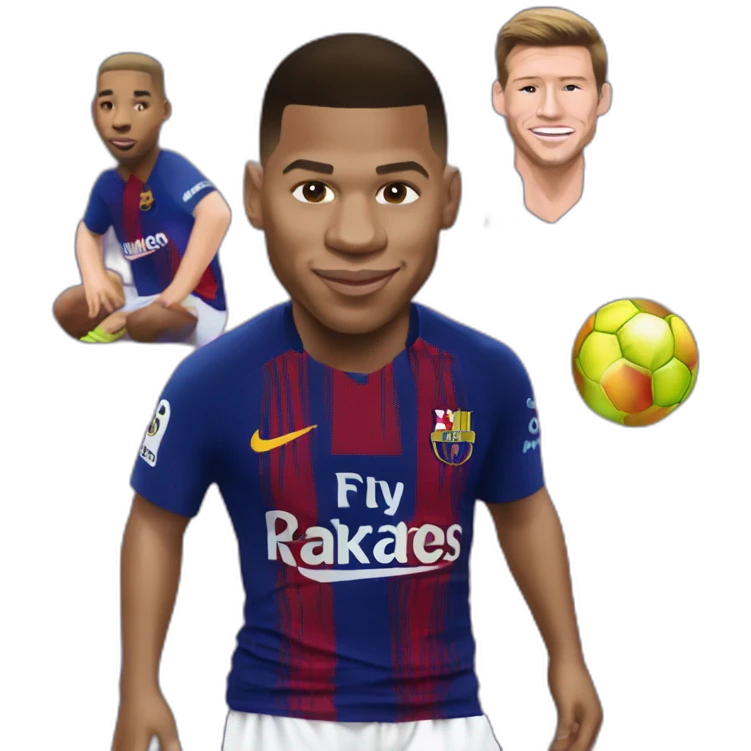 Mbappe sur messi emoji