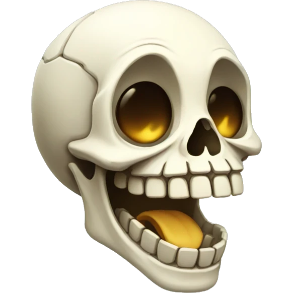 Laughing skeleton  emoji