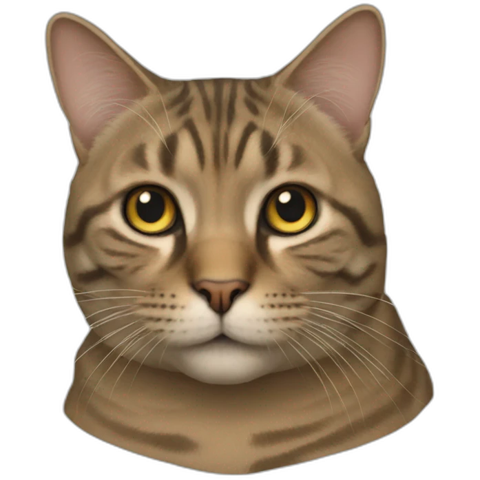 Une grosse chat emoji