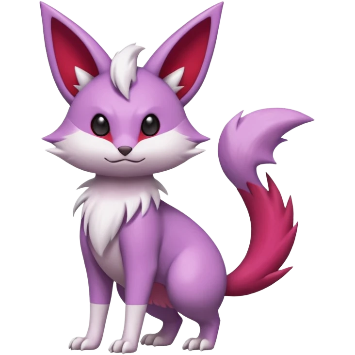 Zangoose-Rattata-Skitty-Espeon-Purrloin-Fakemon-hybrid-creature (full body) emoji