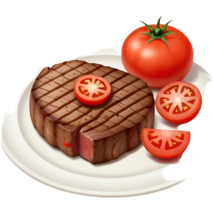 de la propuesta dos que generaste, modificarla solo con una carne y una rebanada de los ingredientes emoji