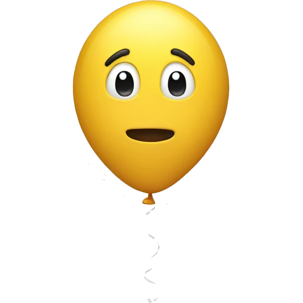 helium 13 balloon emoji