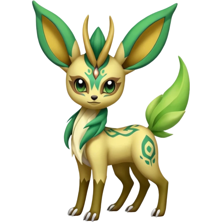 Colorful Exotic Meloetta-Leafeon-Terrakion-Virizion-Venom-Stitch-Fakémon-creature-hybrid emoji