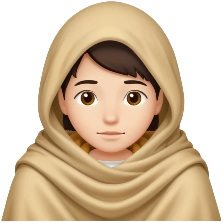 Someone under the blanket emoji