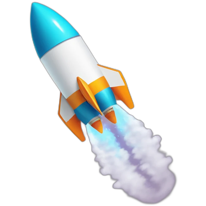flying rocket with snyk logo emoji