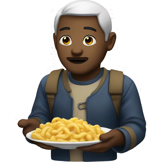 a hunger man emoji