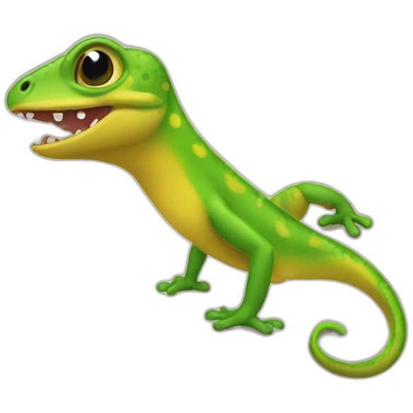 swearing gecko emoji