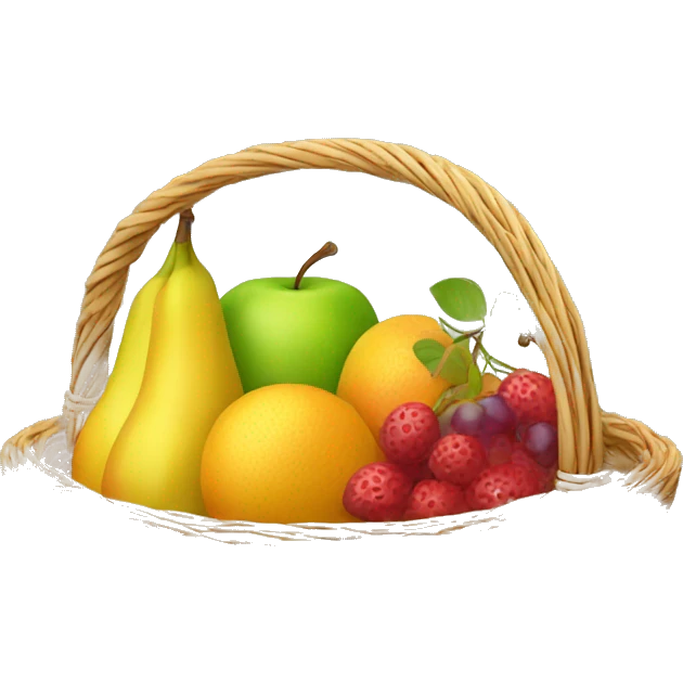 basket of fruits emoji