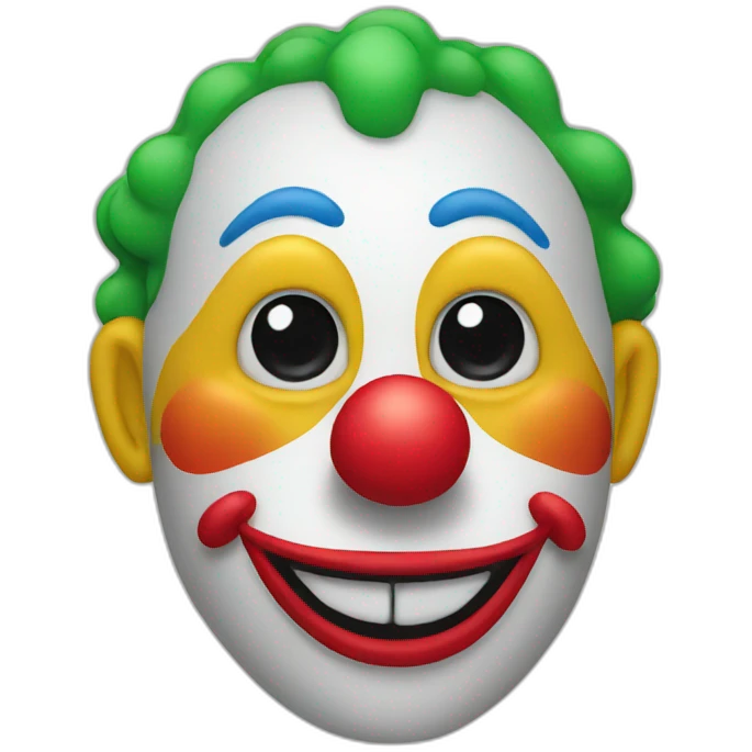 Clown mask emoji