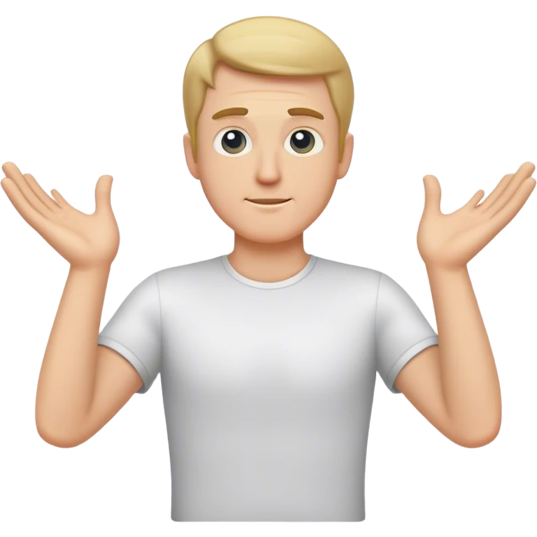 T-pose white guy emoji