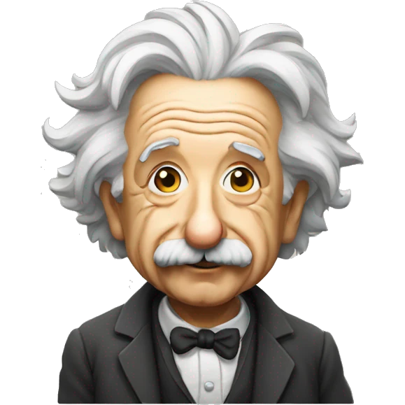 Albert einstein riped emoji