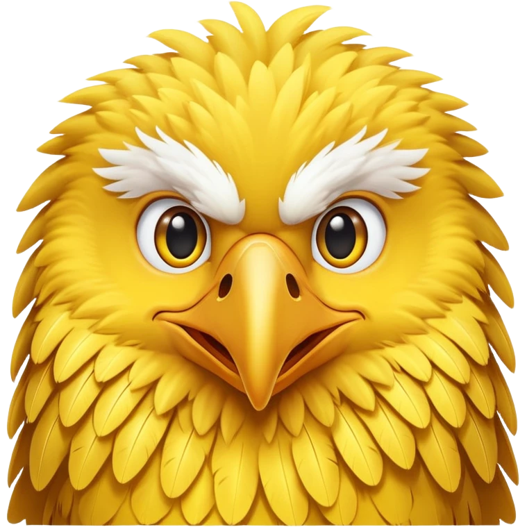 yellow eagle with a big smile emoji