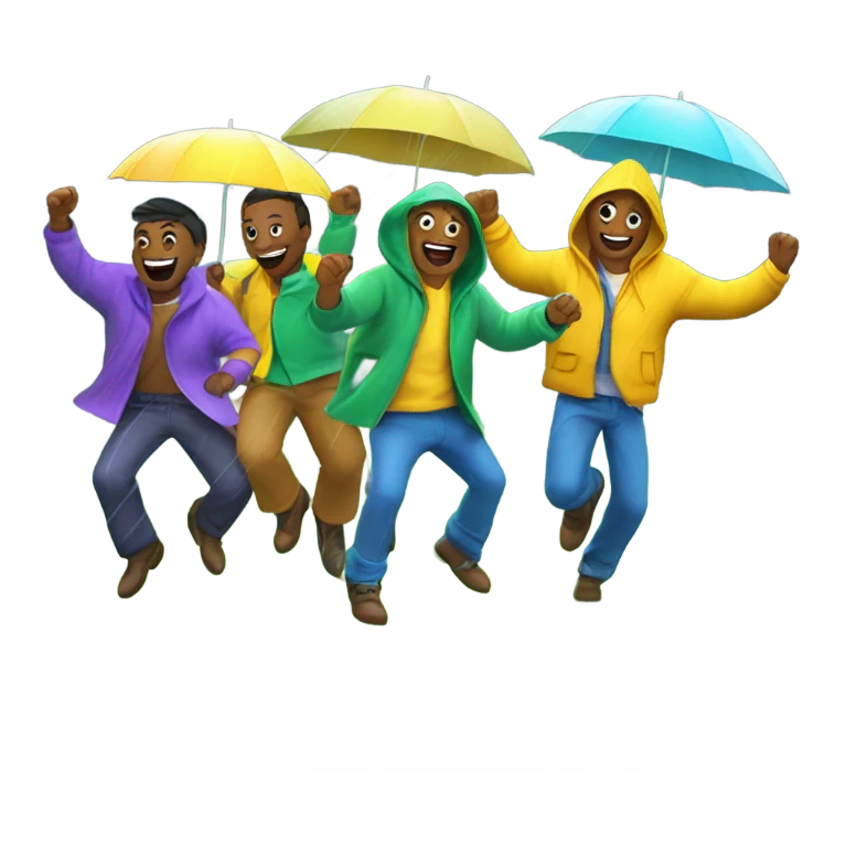 It’s raining men emoji