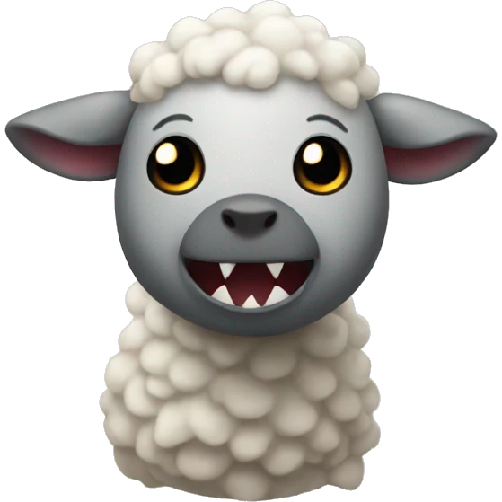 Lamb And shark combined  emoji
