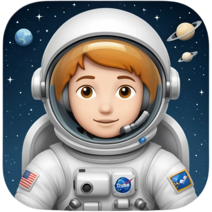 astronaut floating in space emoji
