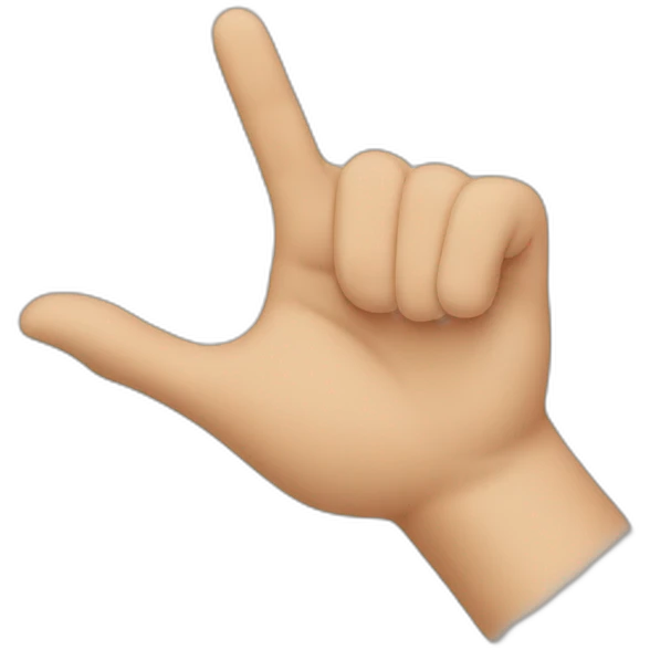 direct pointing hand emoji