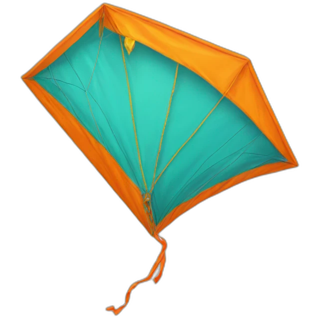 orange kite emoji