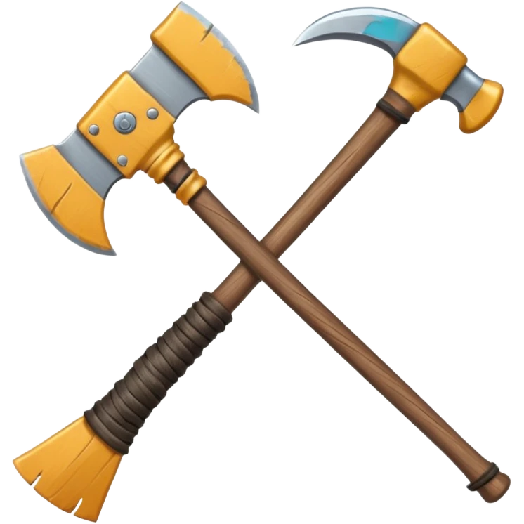metal axe long cable emoji