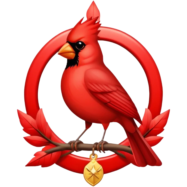 Cardinal's emblem emoji