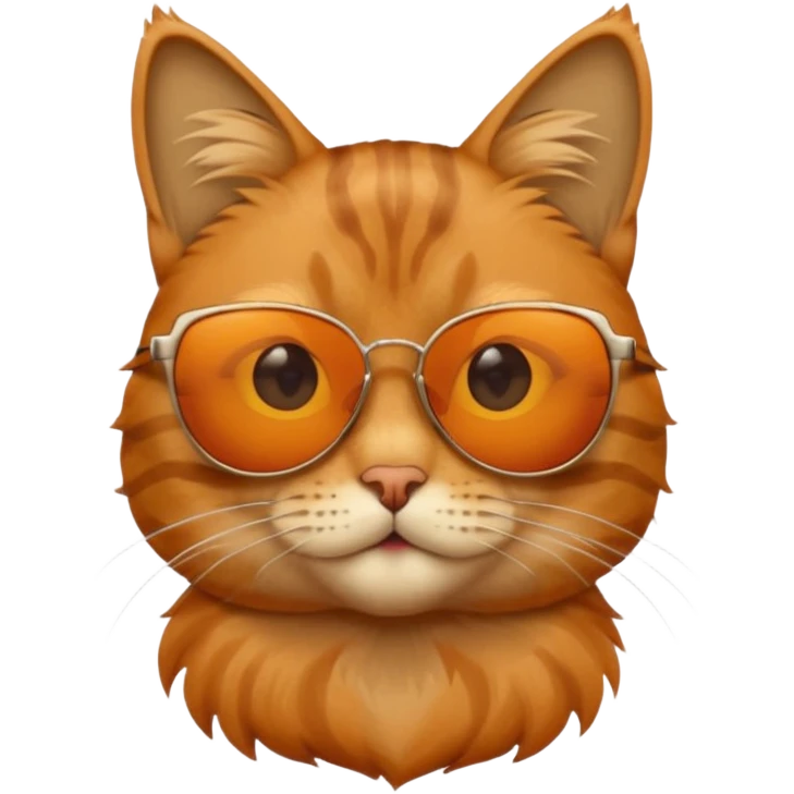 Cat wearing sunglasses emoji