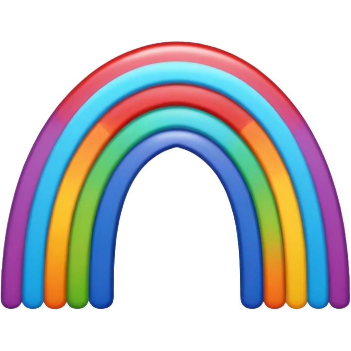 emoji with rainbow  emoji