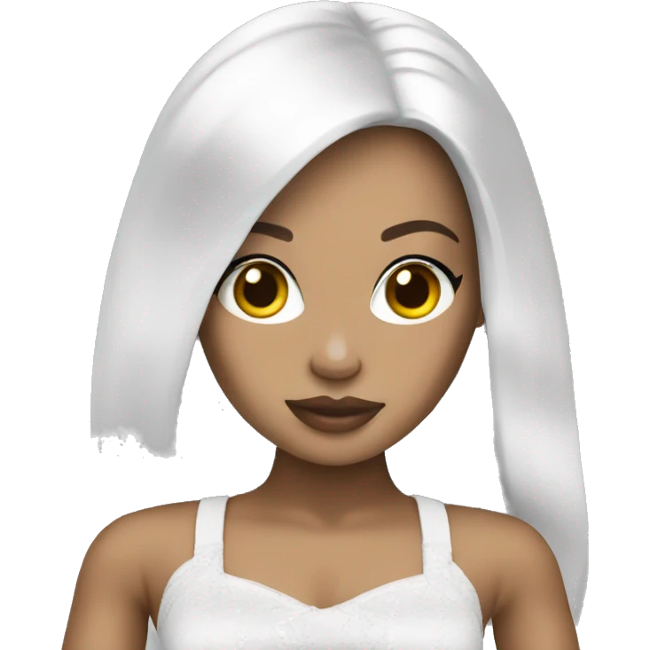 White bratz doll emoji