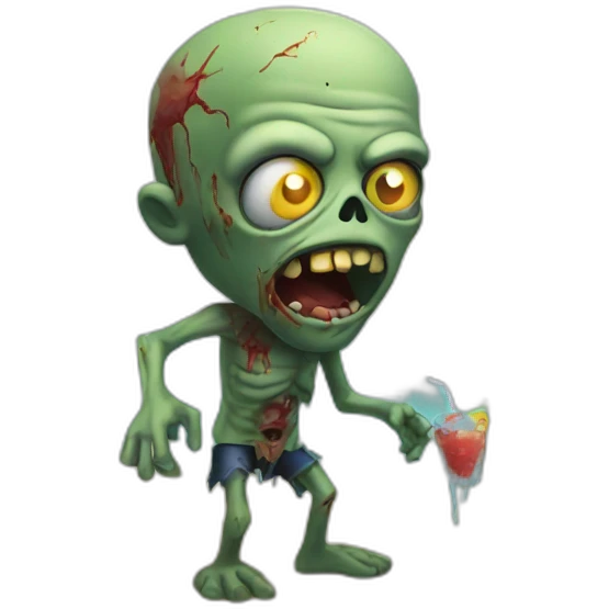 Zombie on the beach  emoji
