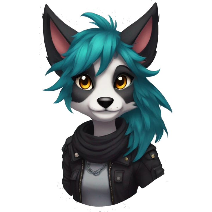 Edgy anthro furry by Falvie, griffsnuff, LiLaiRa emoji