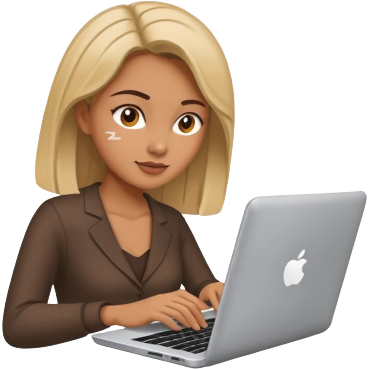 mujer  ganando dinero online emoji