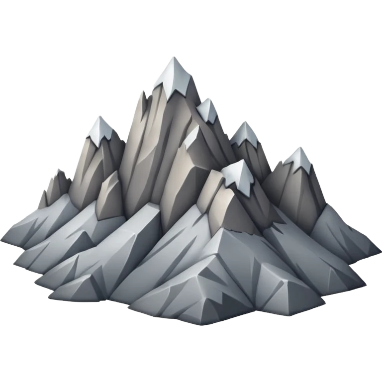 Rocky Mountain, grey emoji