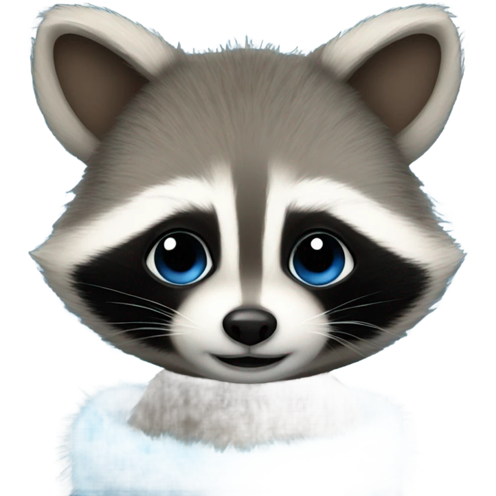 blue baby raccoon emoji