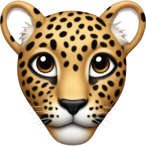 Leopard heart emoji