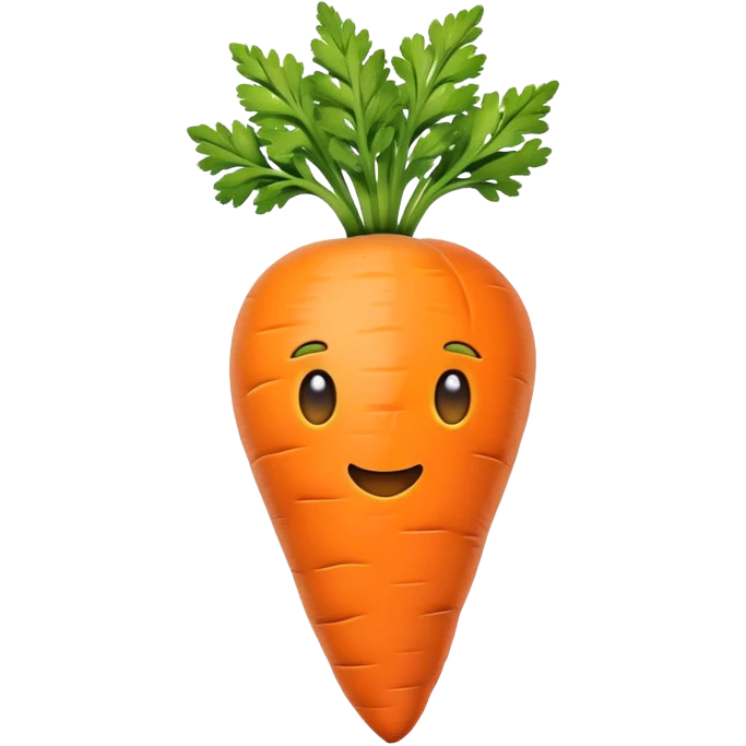 Queer carrot emoji