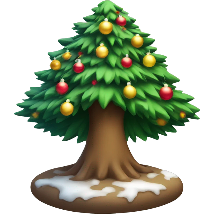 Aestchetic chrismas tree  emoji