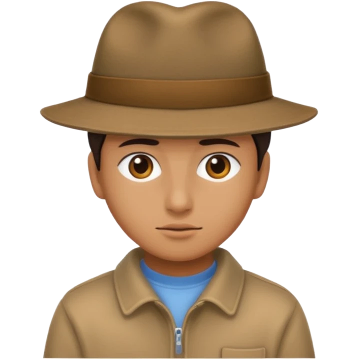 Person faced away looking behind them emoji