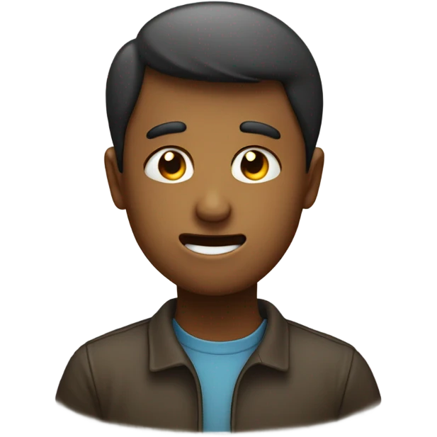 Shaking head yes emoji